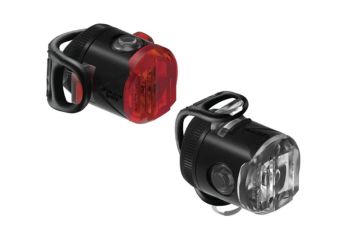Zestaw oświetlenia rowerowego LED Lezyne Femto USB C Drive Pair Black